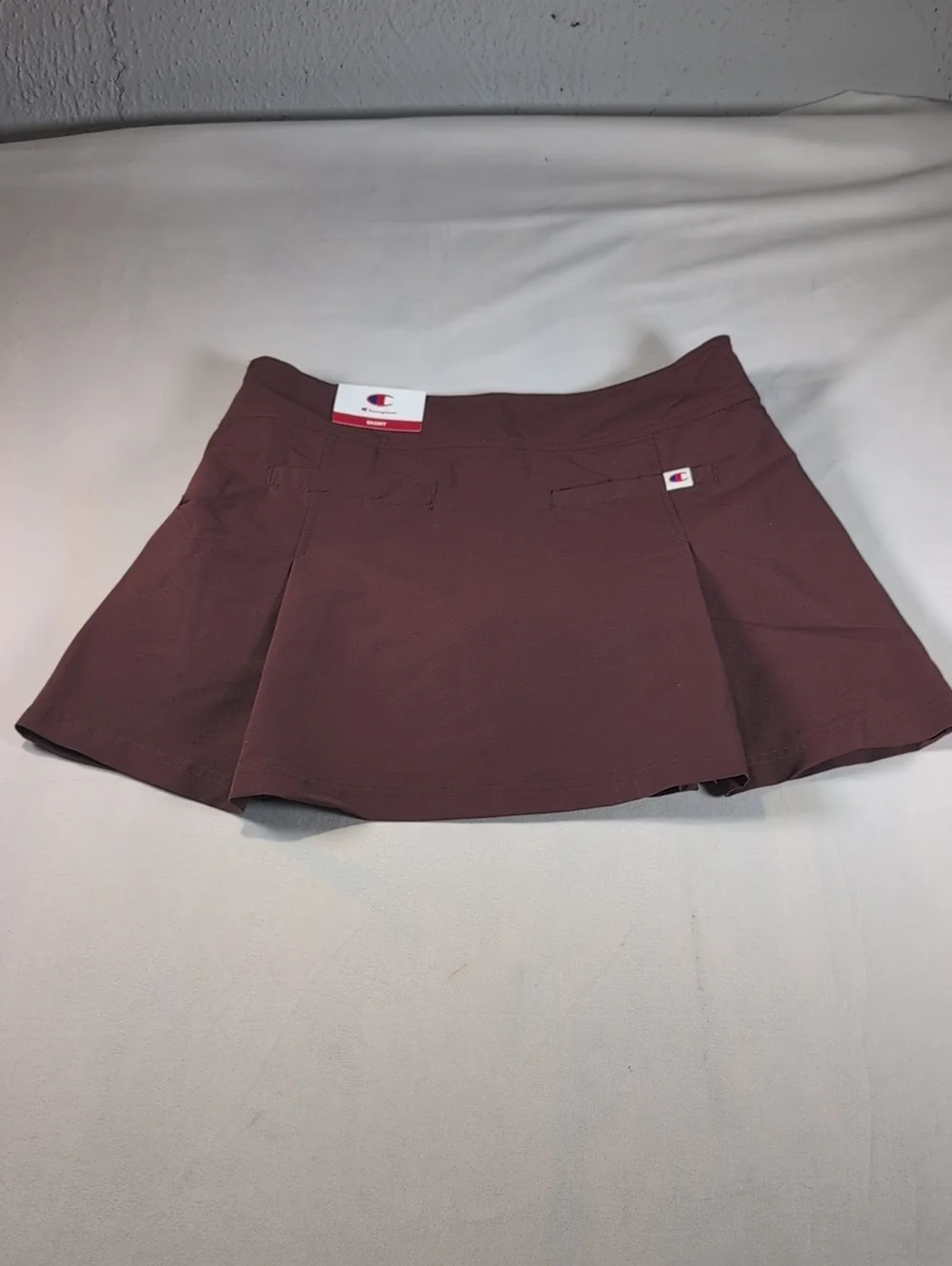 Champion Pleated Match Skort in Medium Ruby (Brown) Size 10